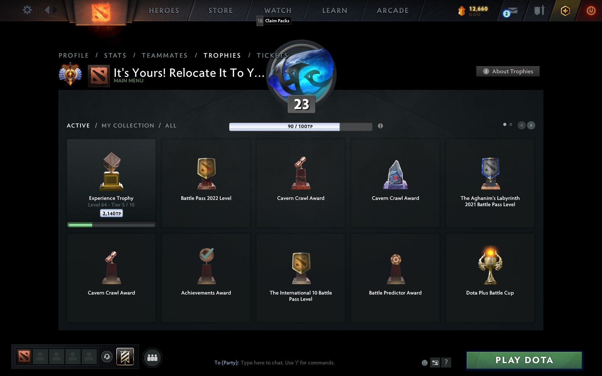 Immortal | MMR: 5720 - Behavior: 10000 - Communication: 10000