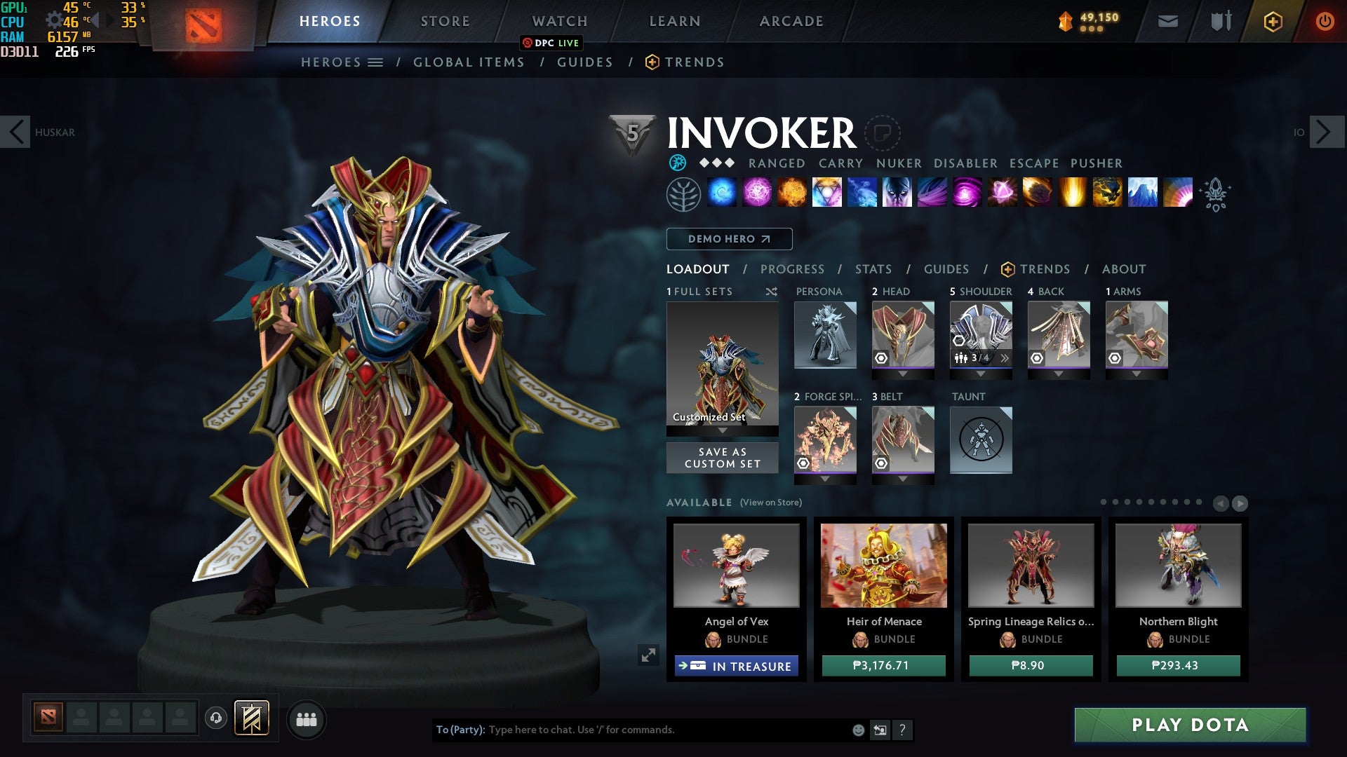 Archon V | MMR: 2840 - Behavior: 8545