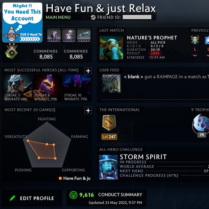 Héraut II | MMR : 10 - Comportement : 9616