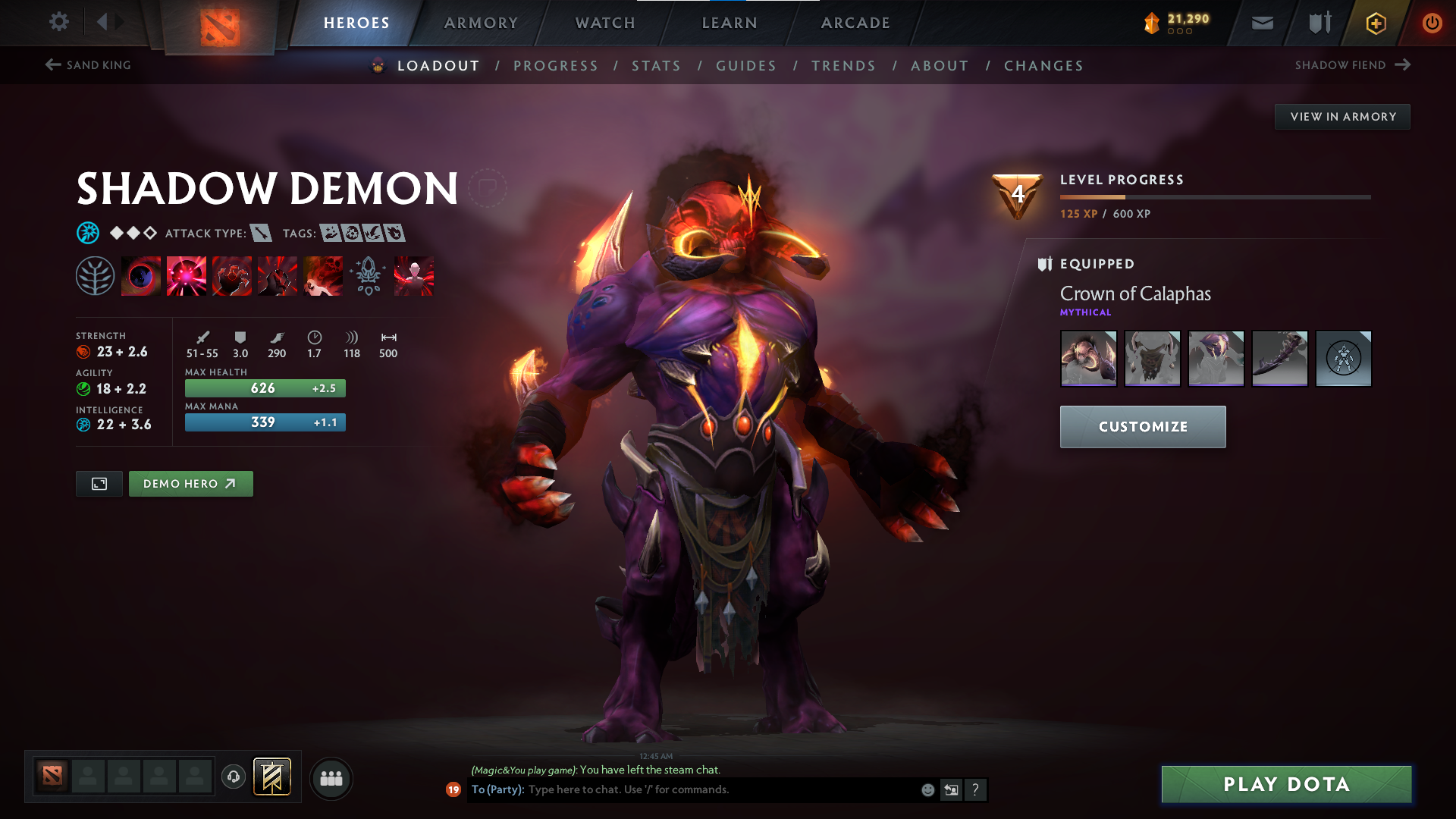 Legend III | MMR: 3411 - Behavior: 10258 - Communication: 10258