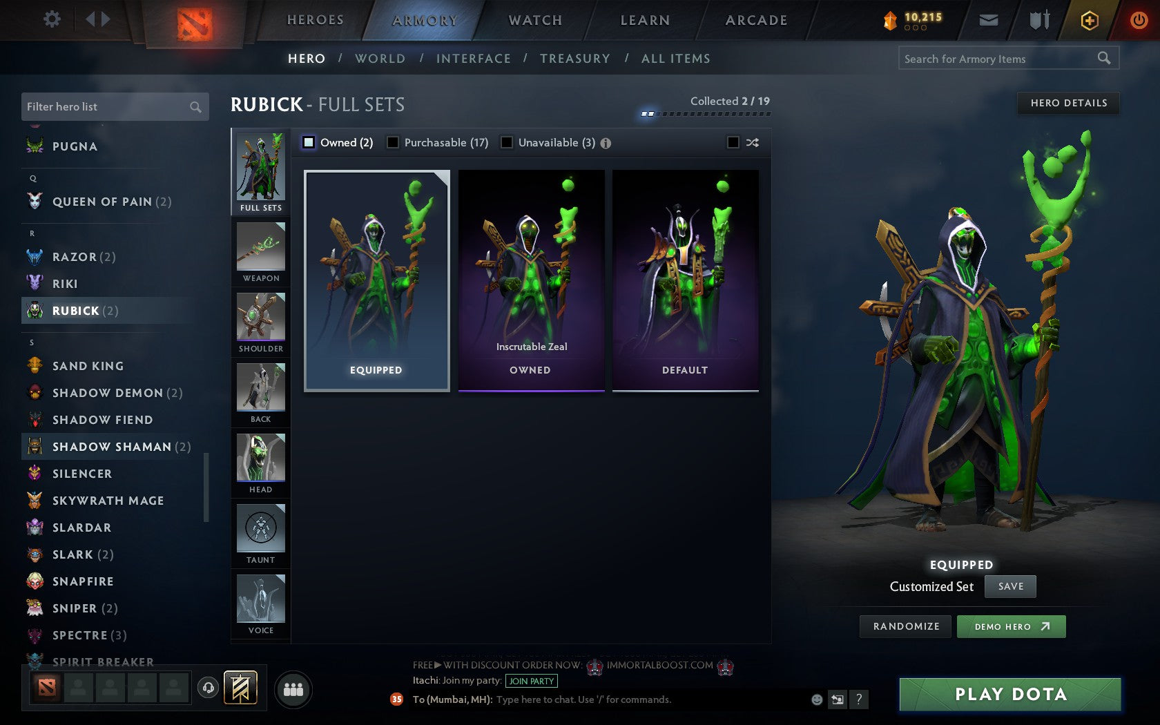 Legend II | MMR: 3308 - Behavior: 10325 - Communication: 10325