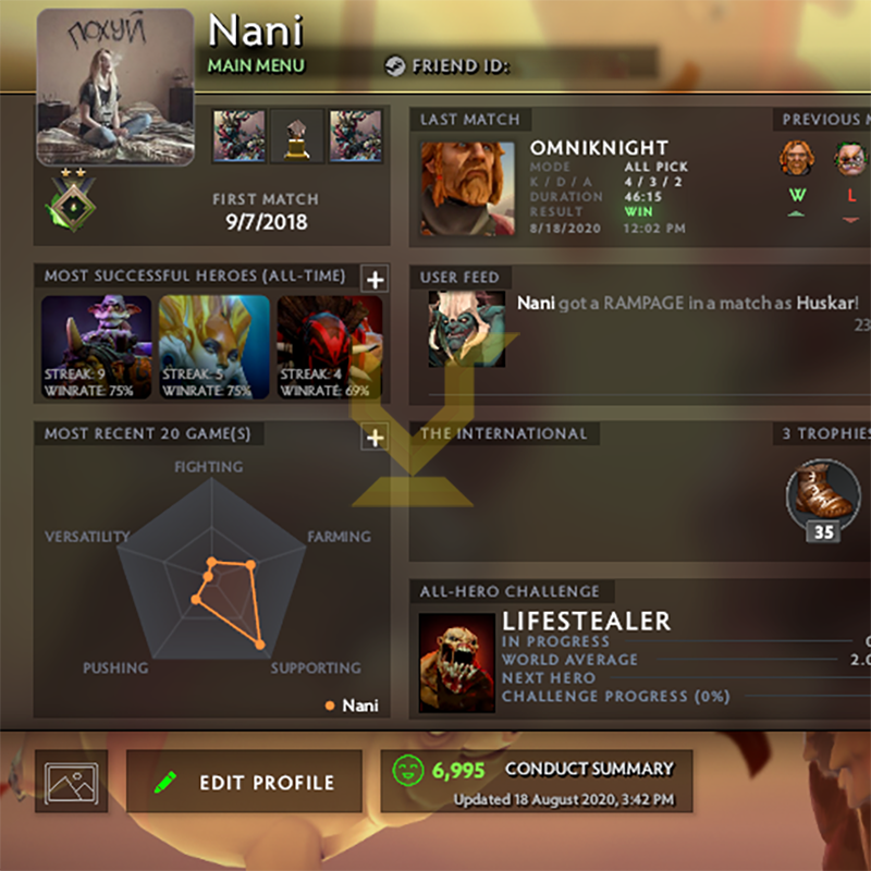 Héraut II | MMR : 180 - Comportement : 6995