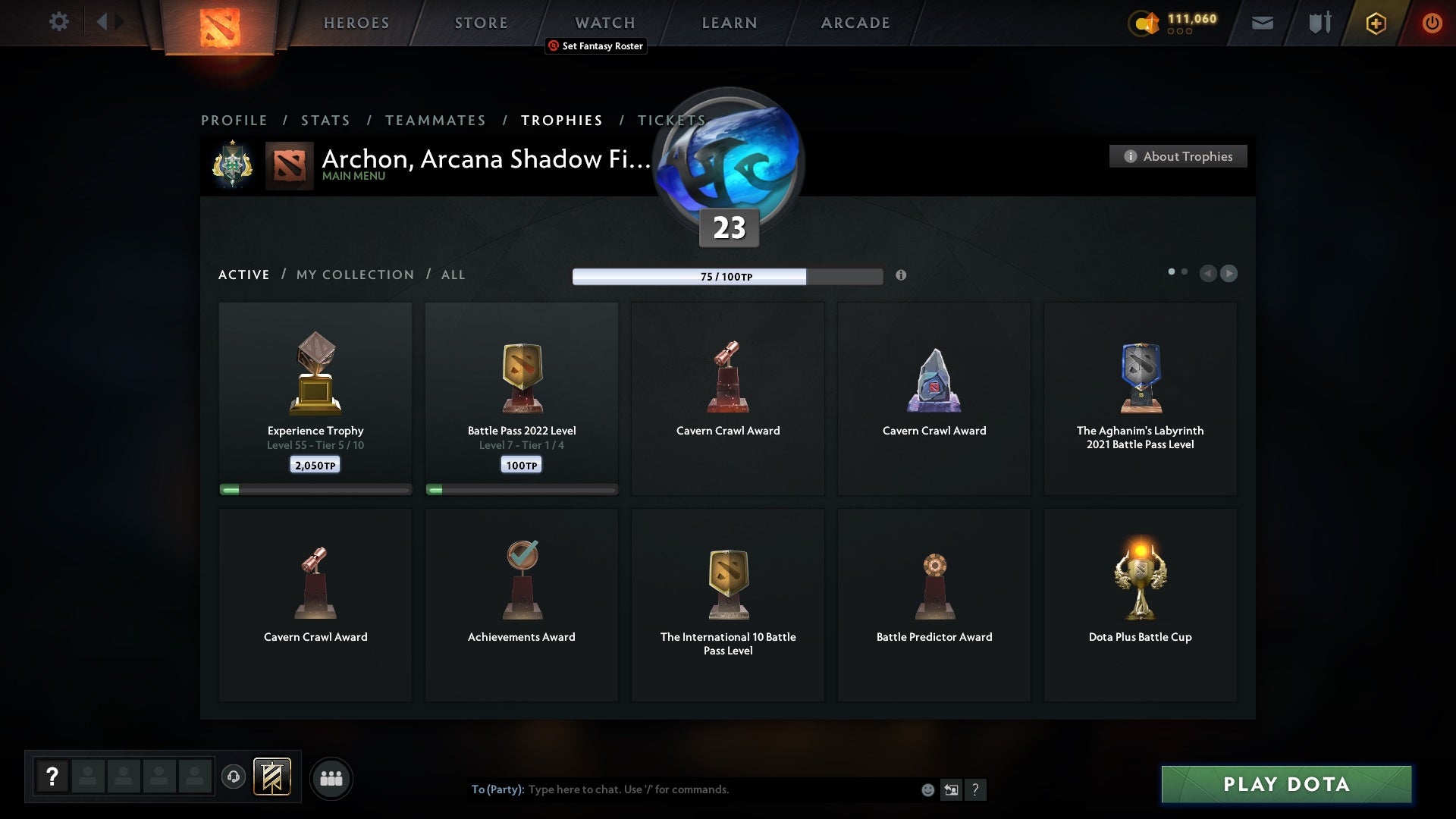 Archon I | MMR: 2320 - Behavior: 10000