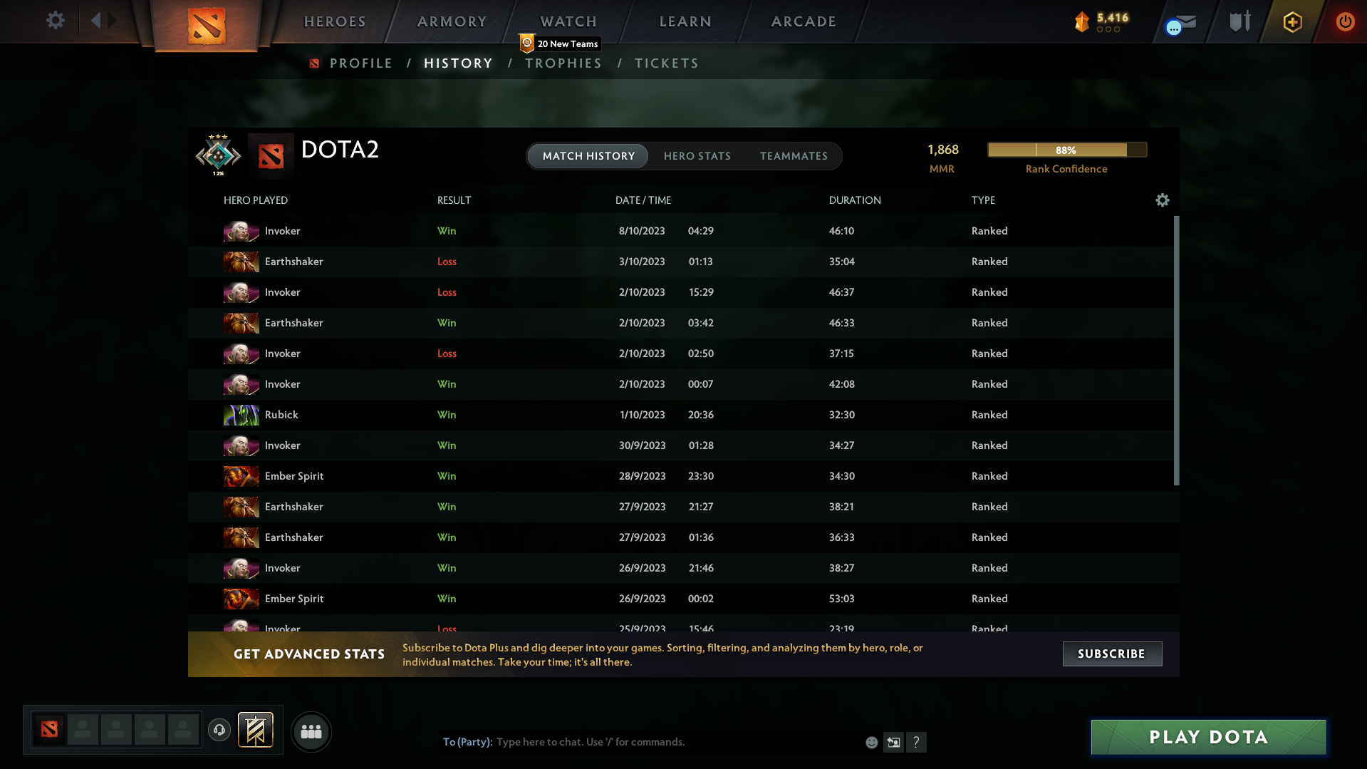 Crusader III | MMR: 1868 - Behavior: 10917 - Communication: 10917