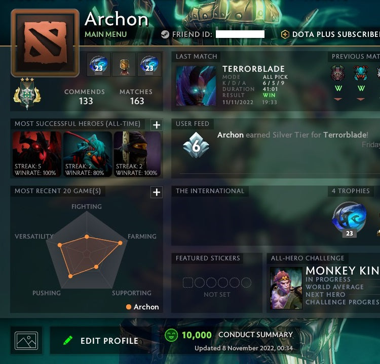 Archonte III | MMR : 2630 - Comportement : 10000