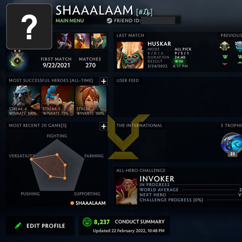 Héraut II | MMR : 50 - Comportement : 8237