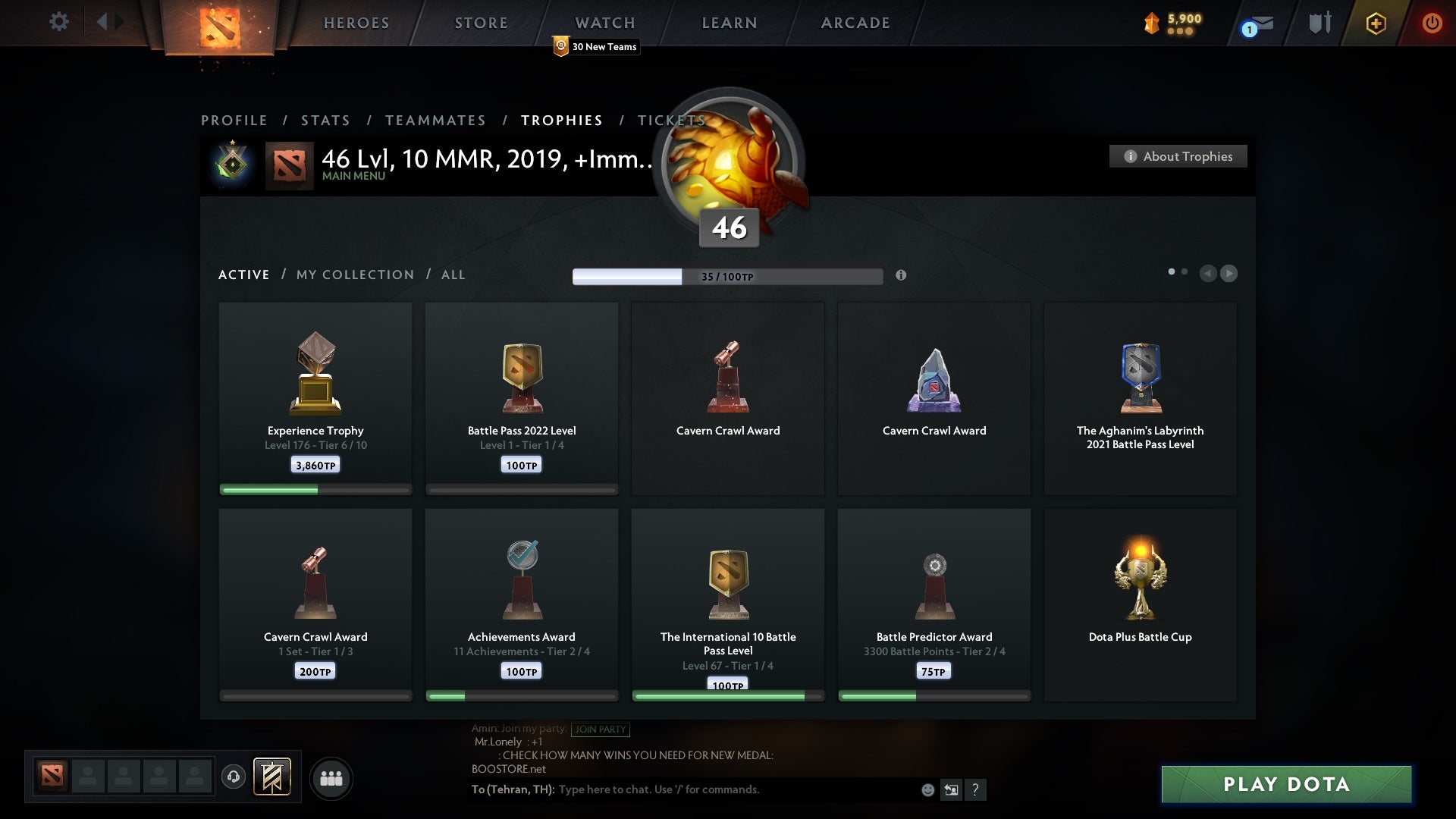 Herald I | MMR: 10 - Behavior: 10000