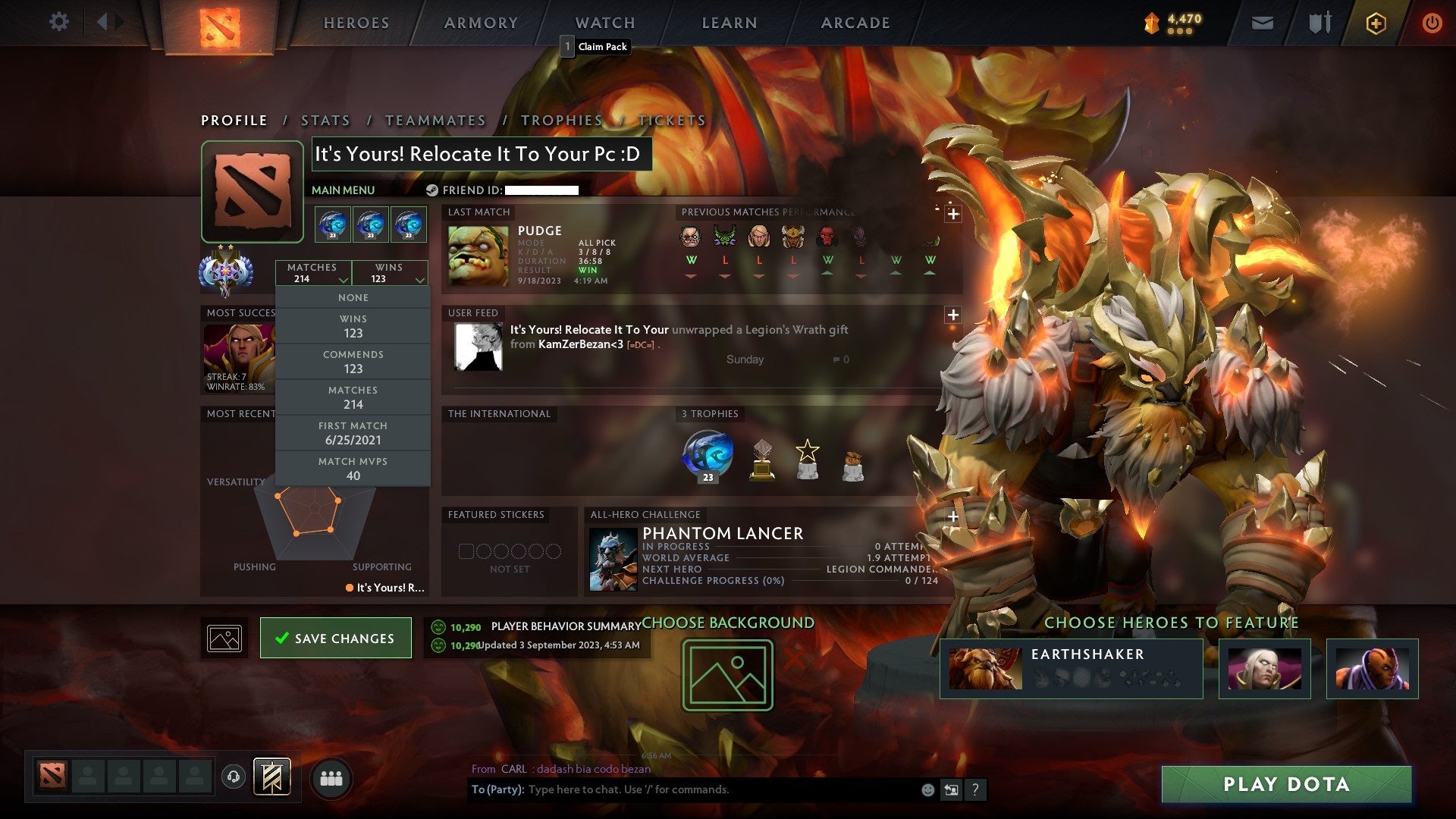 Ancient II | MMR: 3929 - Behavior: 10290 - Communication: 10290