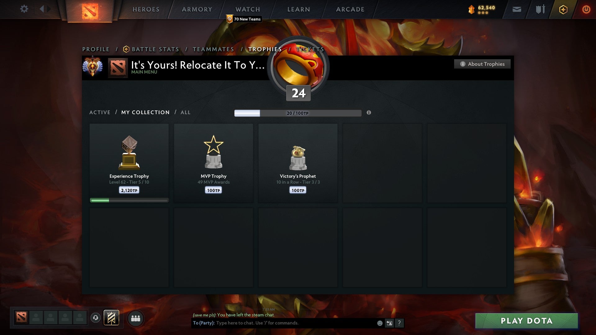 Immortal | MMR: 6665 - Behavior: 12000 - Communication: 12000