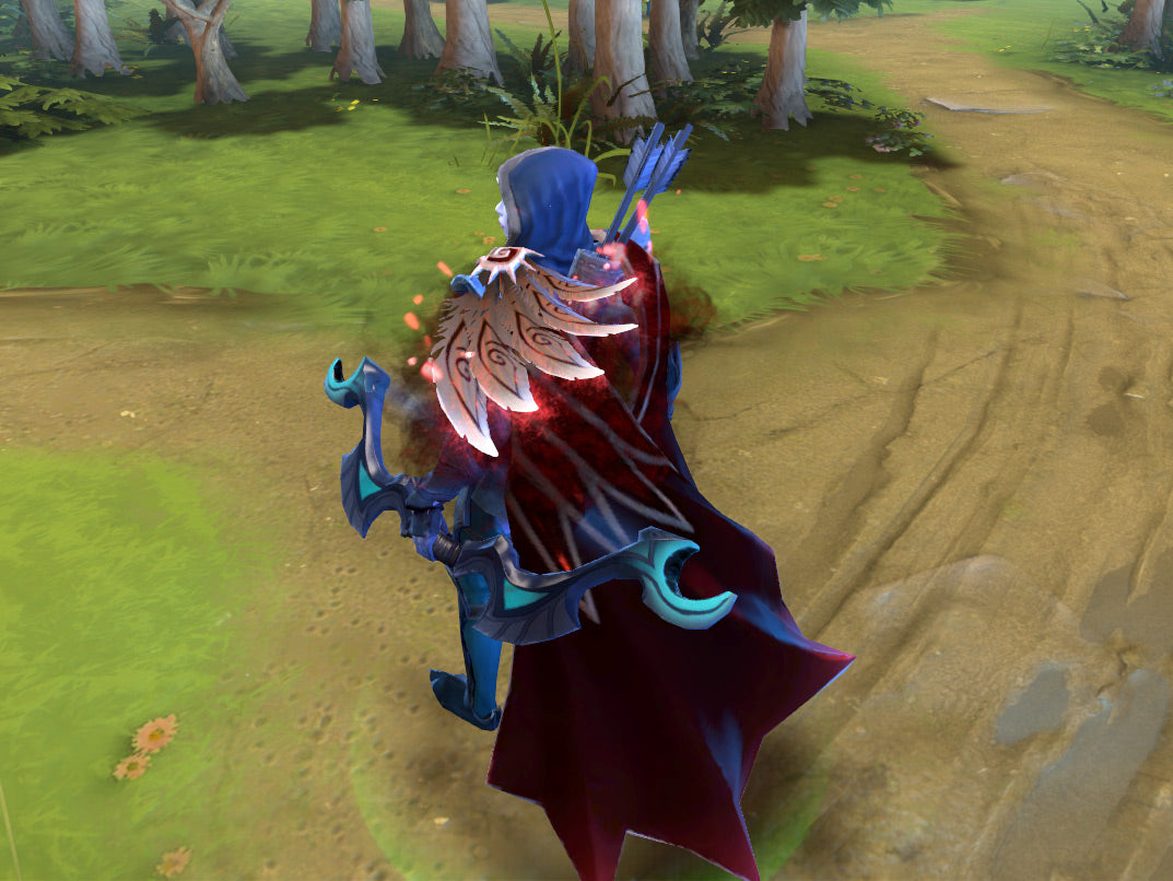 Silent Wake of the Crimson Witness