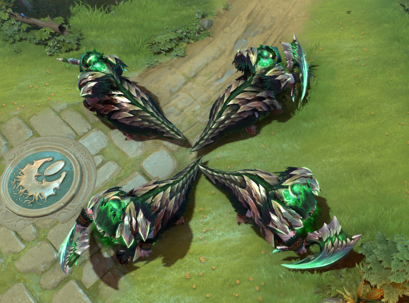 Héritage de la forme de lame