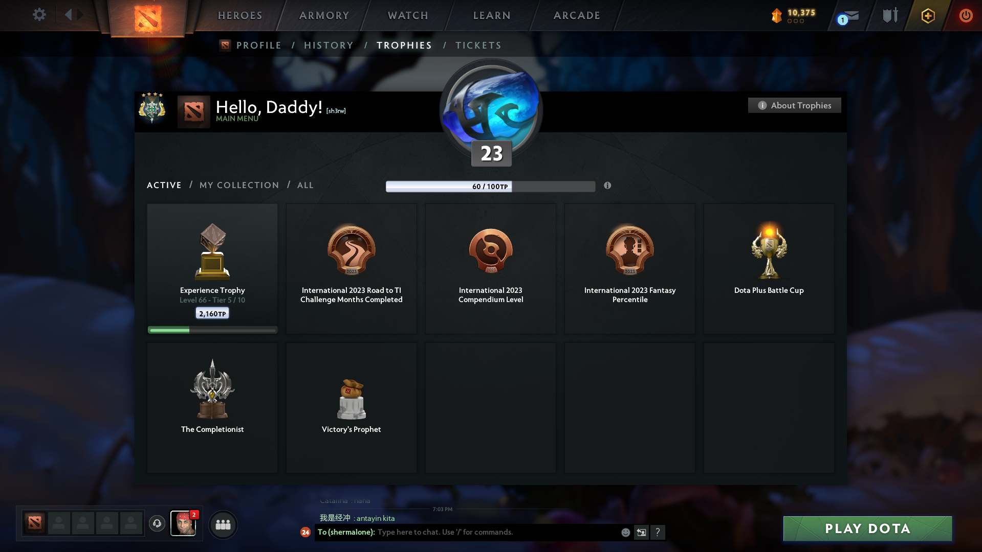 Archon IV | MMR: 2825 - Behavior: 9167 - Communication: 9167