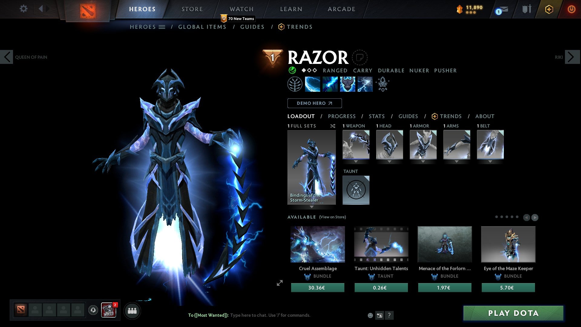 Ancient I | MMR: 3910 - Behavior: 10000