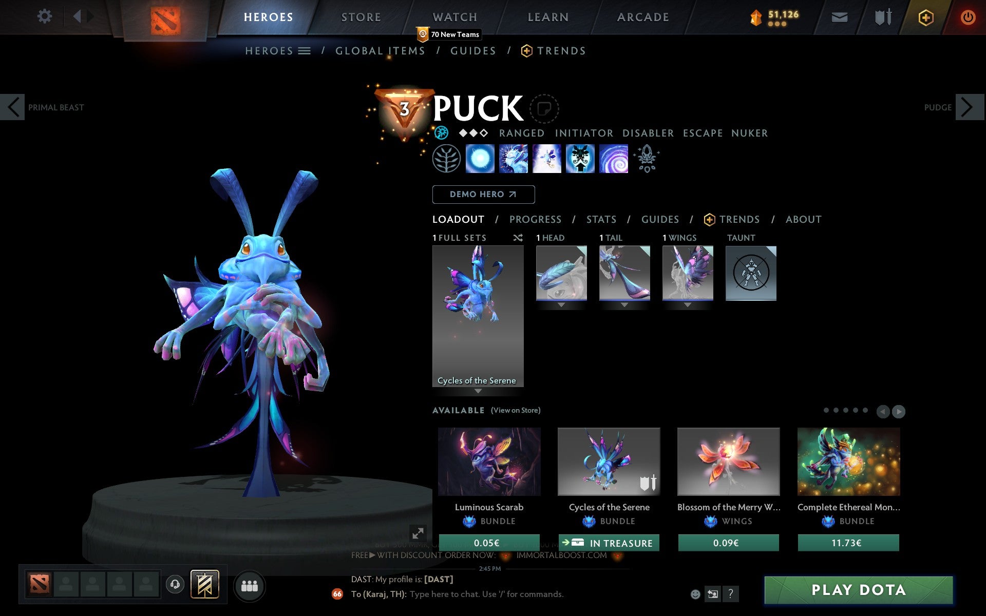 Legend III | MMR: 3365 - Behavior: 9080