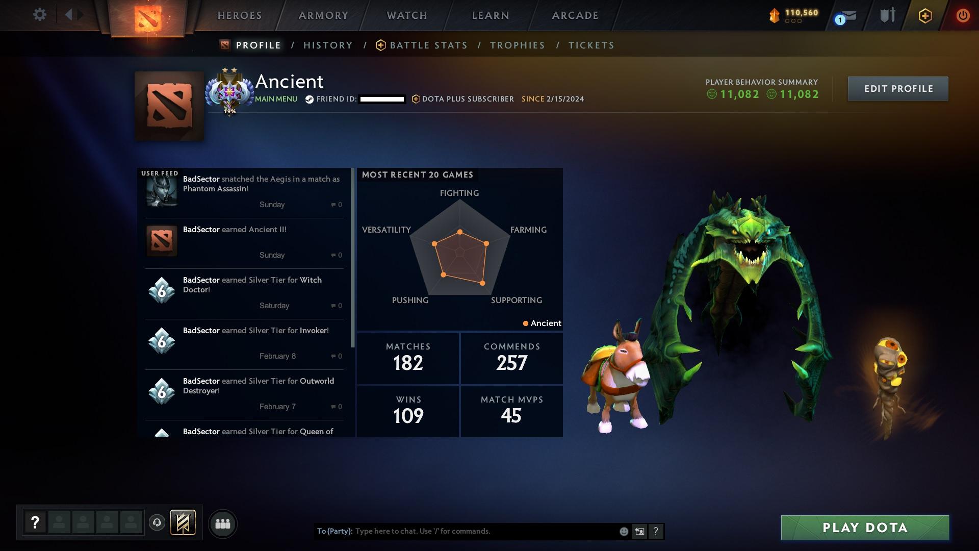 Ancient II | MMR: 4034 - Behavior: 11082 - Communication: 11082