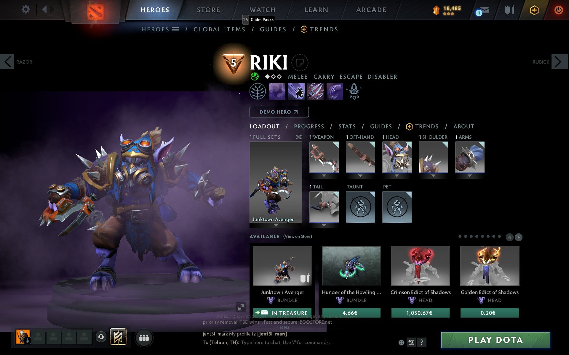 Divine I | MMR: 4598 - Behavior: 10000