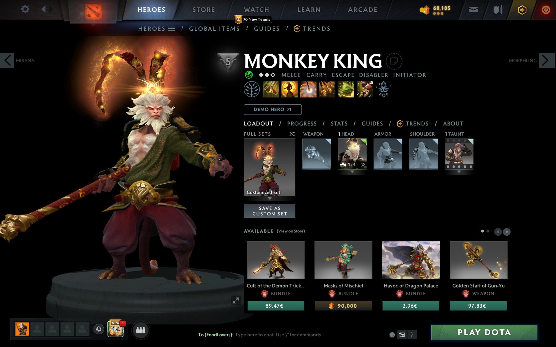 Herald I | MMR: 121 - Behavior: 9298