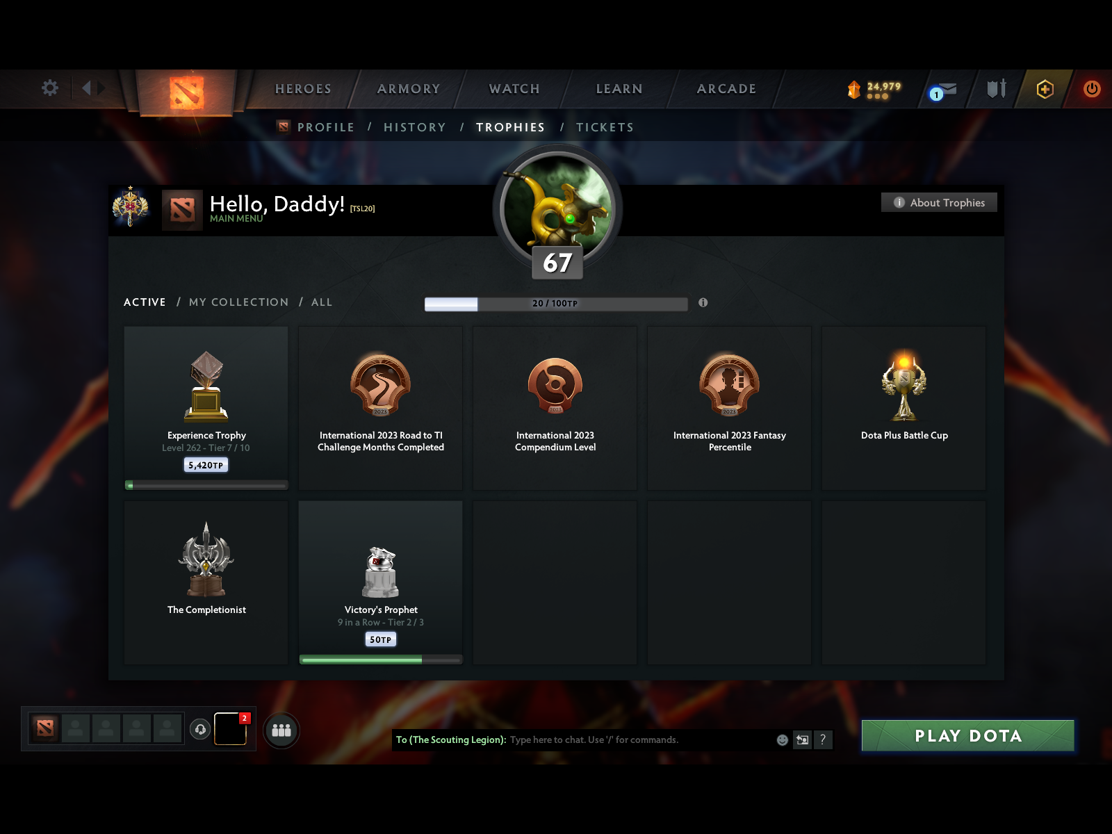 Legend I | MMR: 3076 - Behavior: 8046 - Communication: 8046