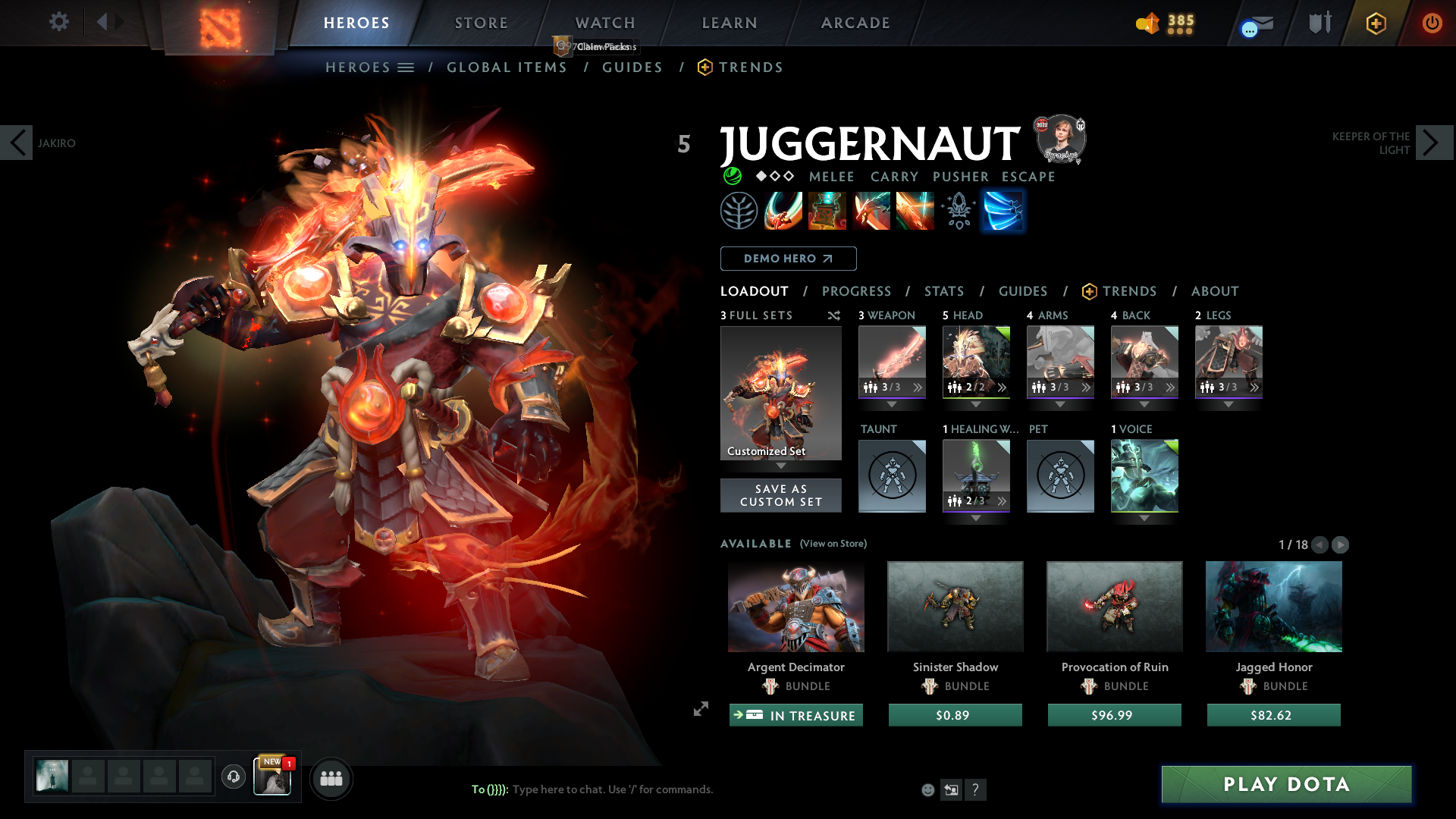 Archon V | MMR: 2909 - Behavior: 9715