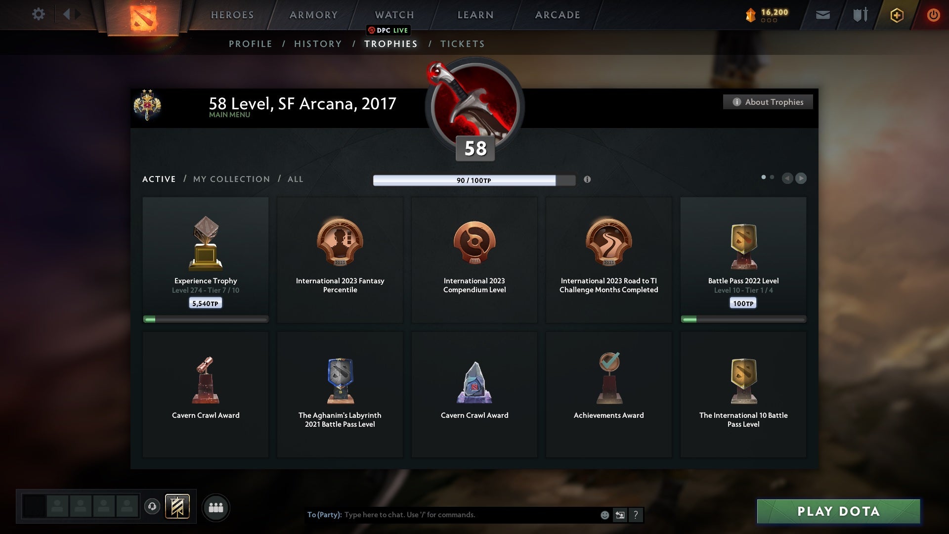 Legend II | MMR: 3253 - Behavior: 10000 - Communication: 10000