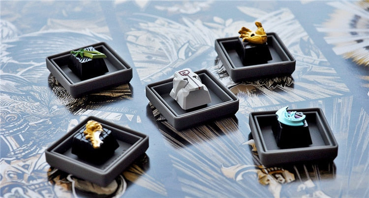 Capuchon de clé Dota 2 - Alliage d'aluminium 3D