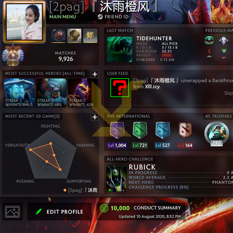 Immortel | MMR : 5600 - Comportement : 10000