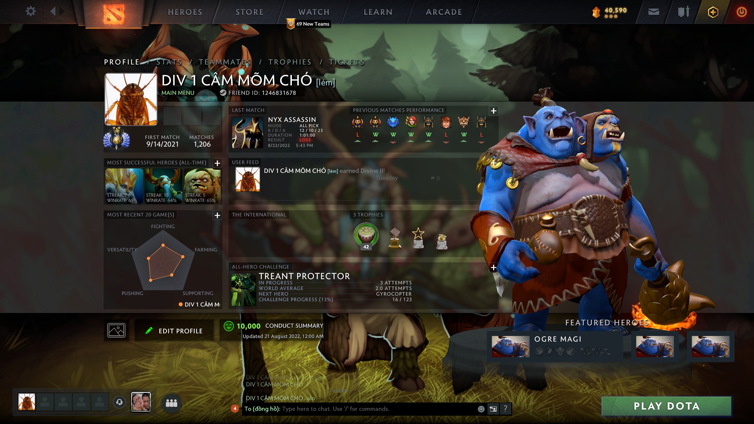 Divine II | MMR: 5050 - Behavior: 10000