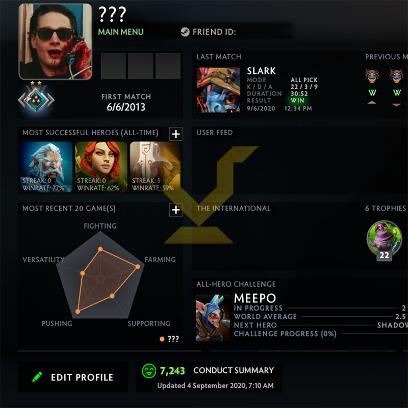 Croisé II | MMR : 1740 - Comportement : 7243