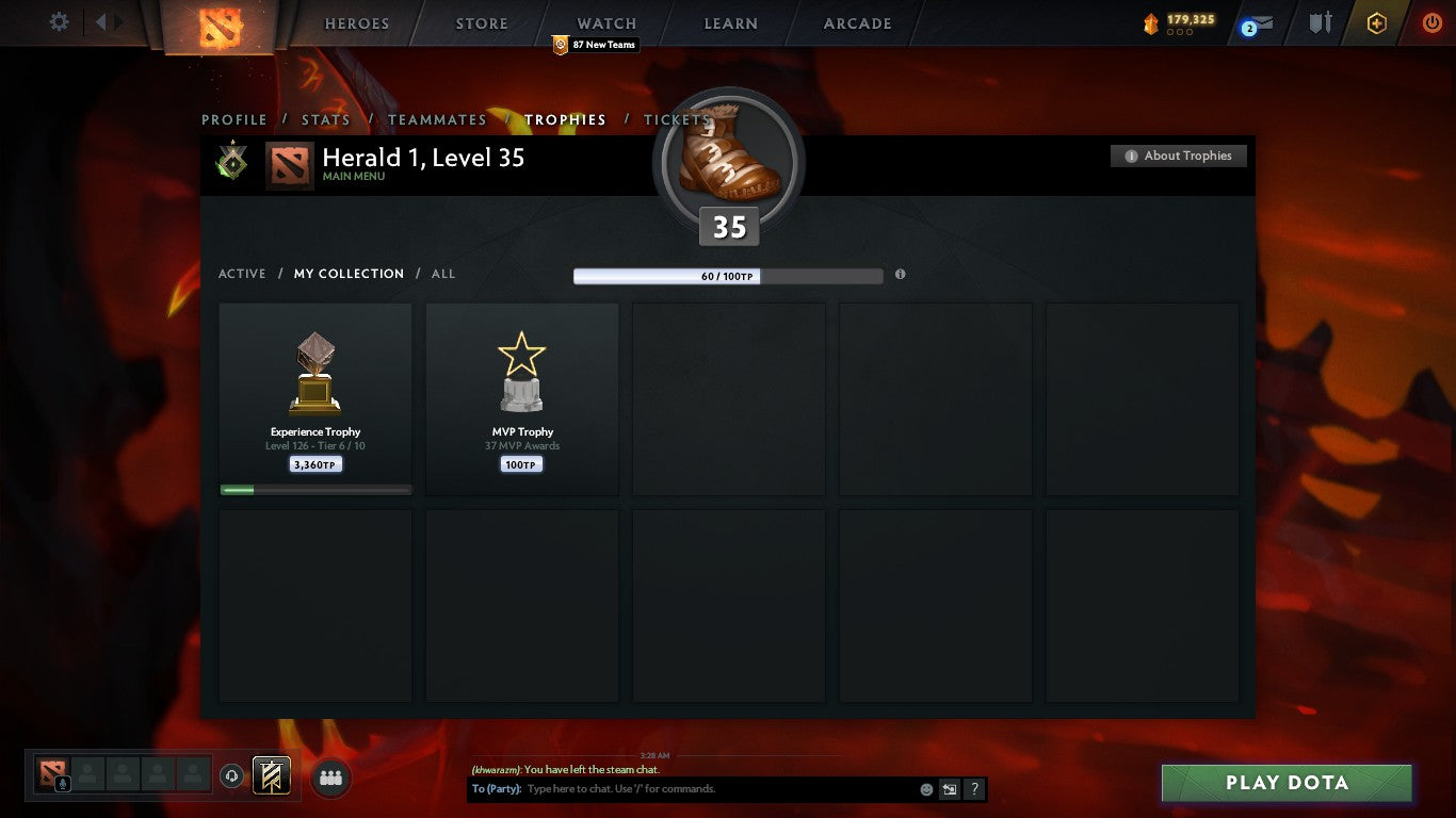 Herald I | MMR: 140 - Behavior: 10000