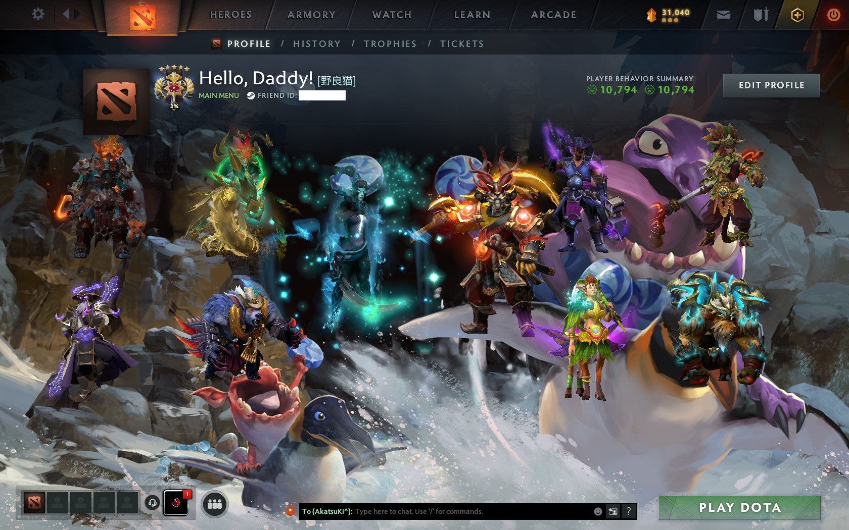 Legend V | MMR: 3702 - Behavior: 10794 - Communication: 10794