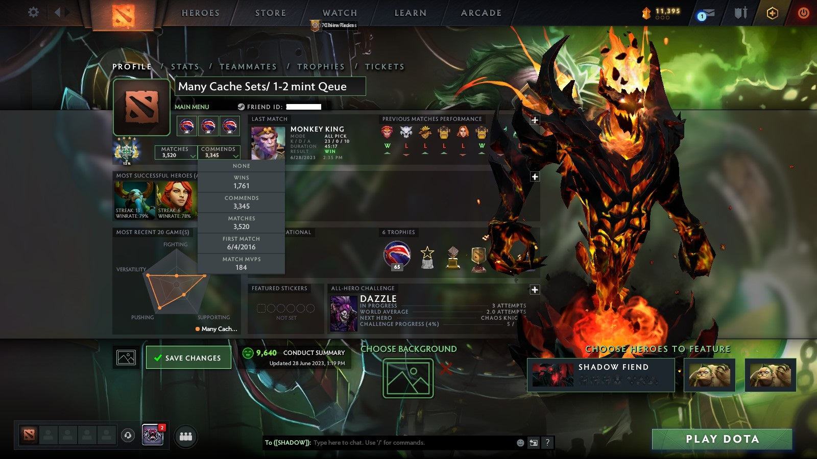 Archon IV | MMR: 2792 - Behavior: 9640