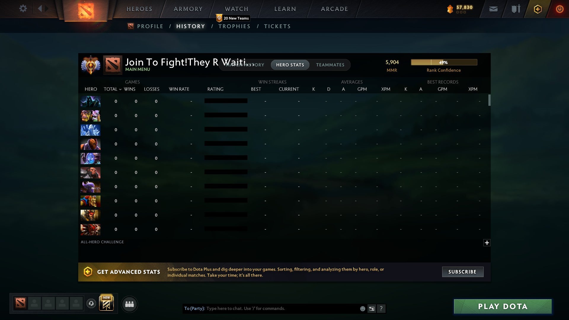 Immortal | MMR: 5904 - Behavior: 9850 - Communication: 9850