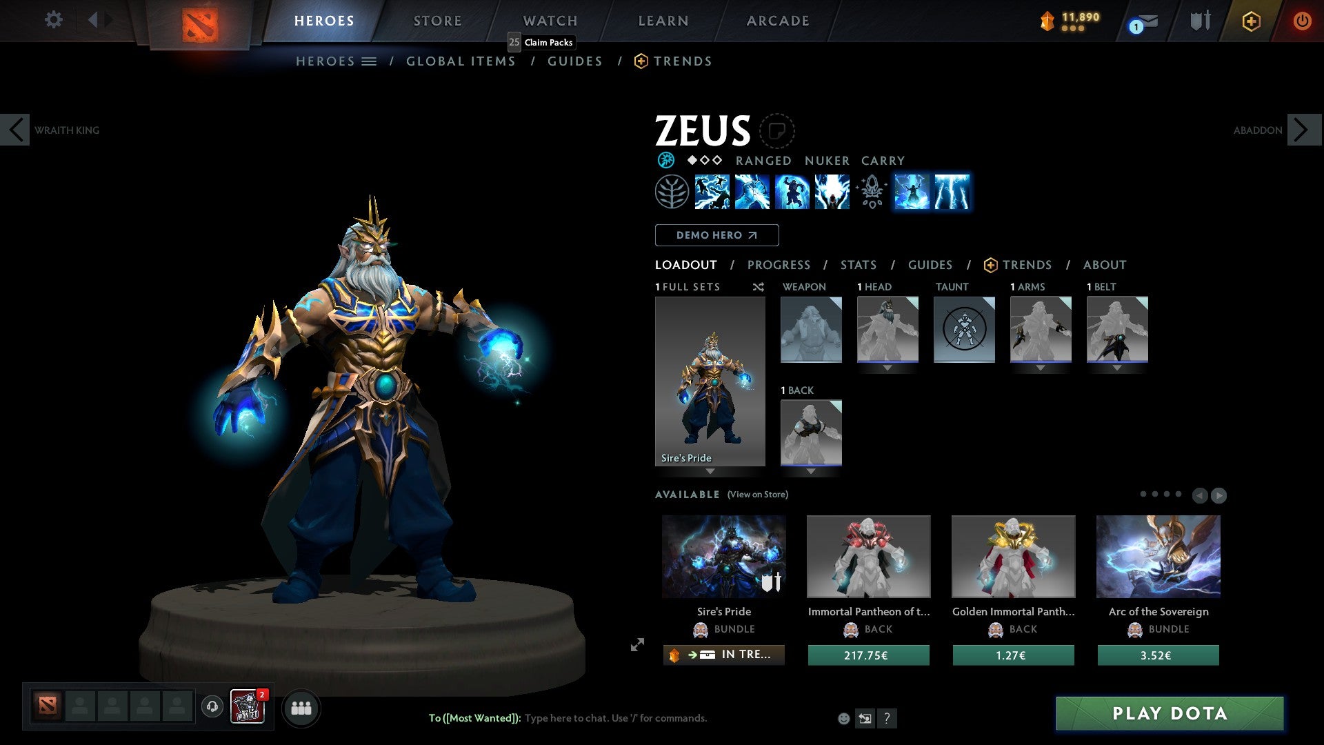 Ancient I | MMR: 3910 - Behavior: 10000