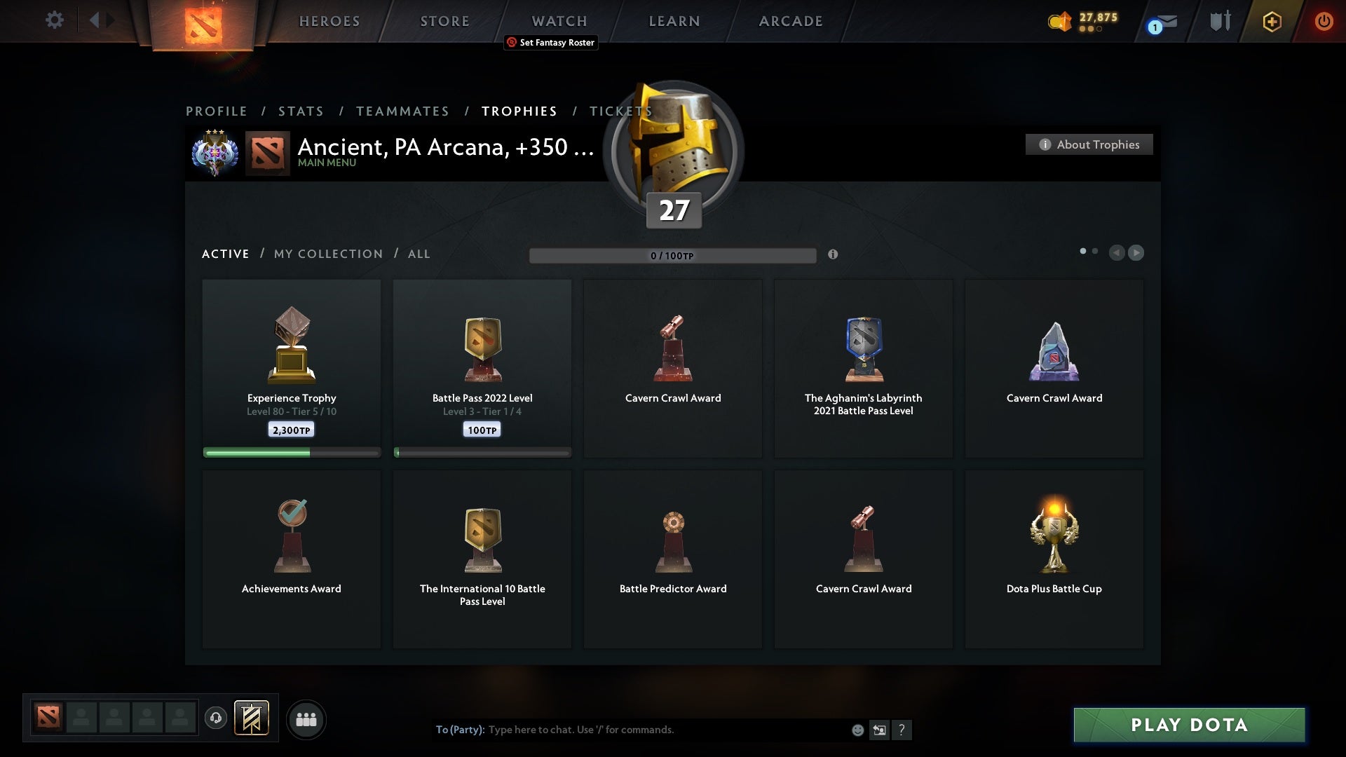 Ancient III | MMR: 4210 - Behavior: 9732