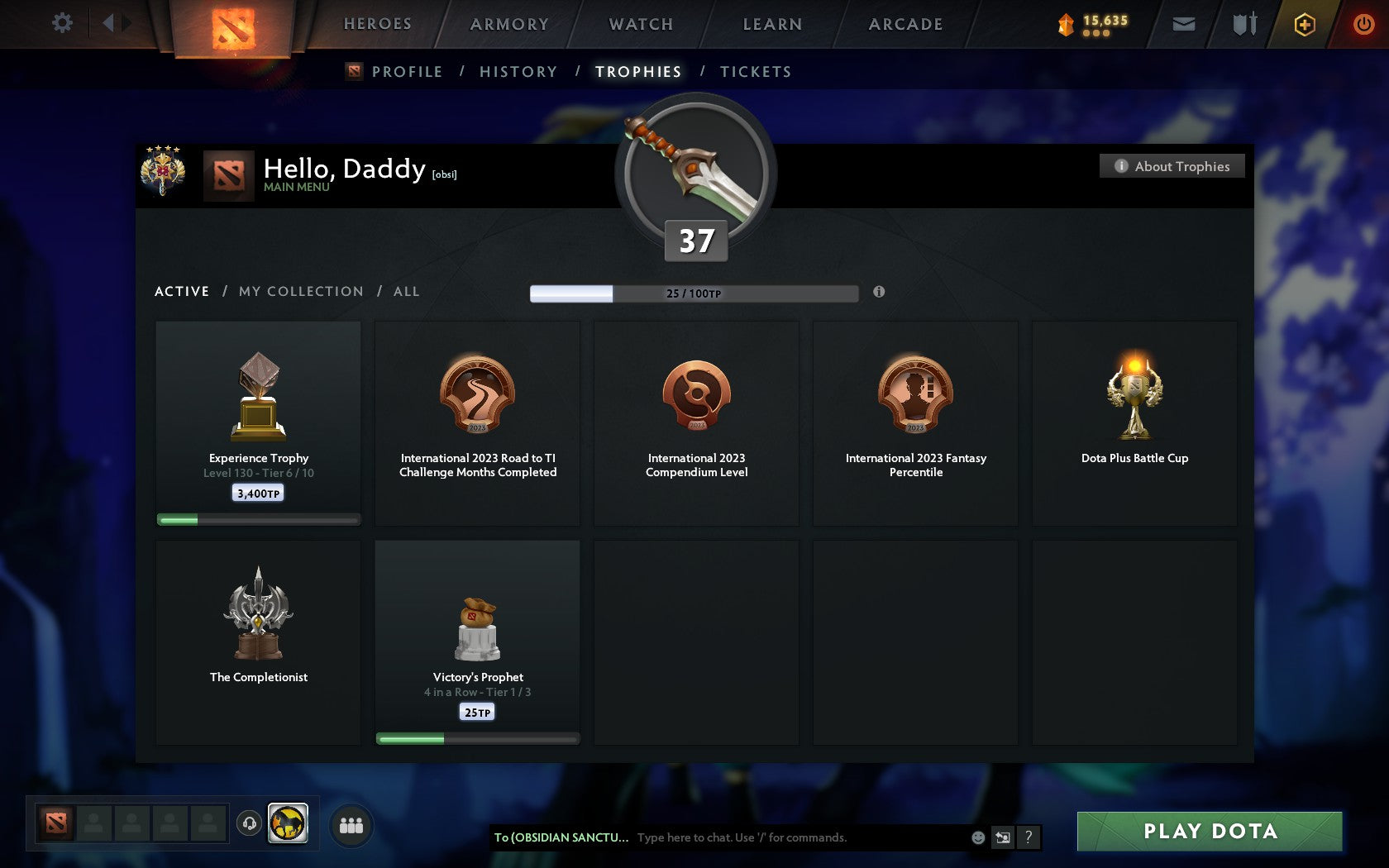 Legend IV | MMR: 3531 - Behavior: 10100 - Communication: 10100