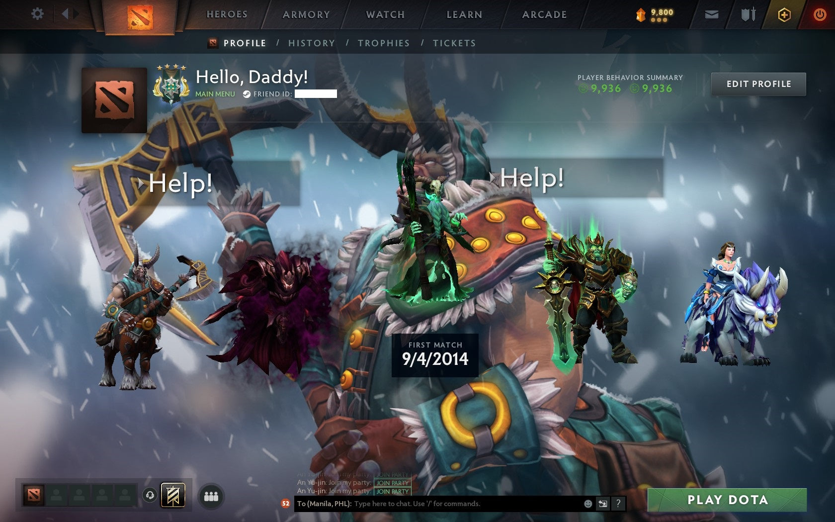 Archon IV | MMR: 2746 - Behavior: 9936 - Communication: 9936