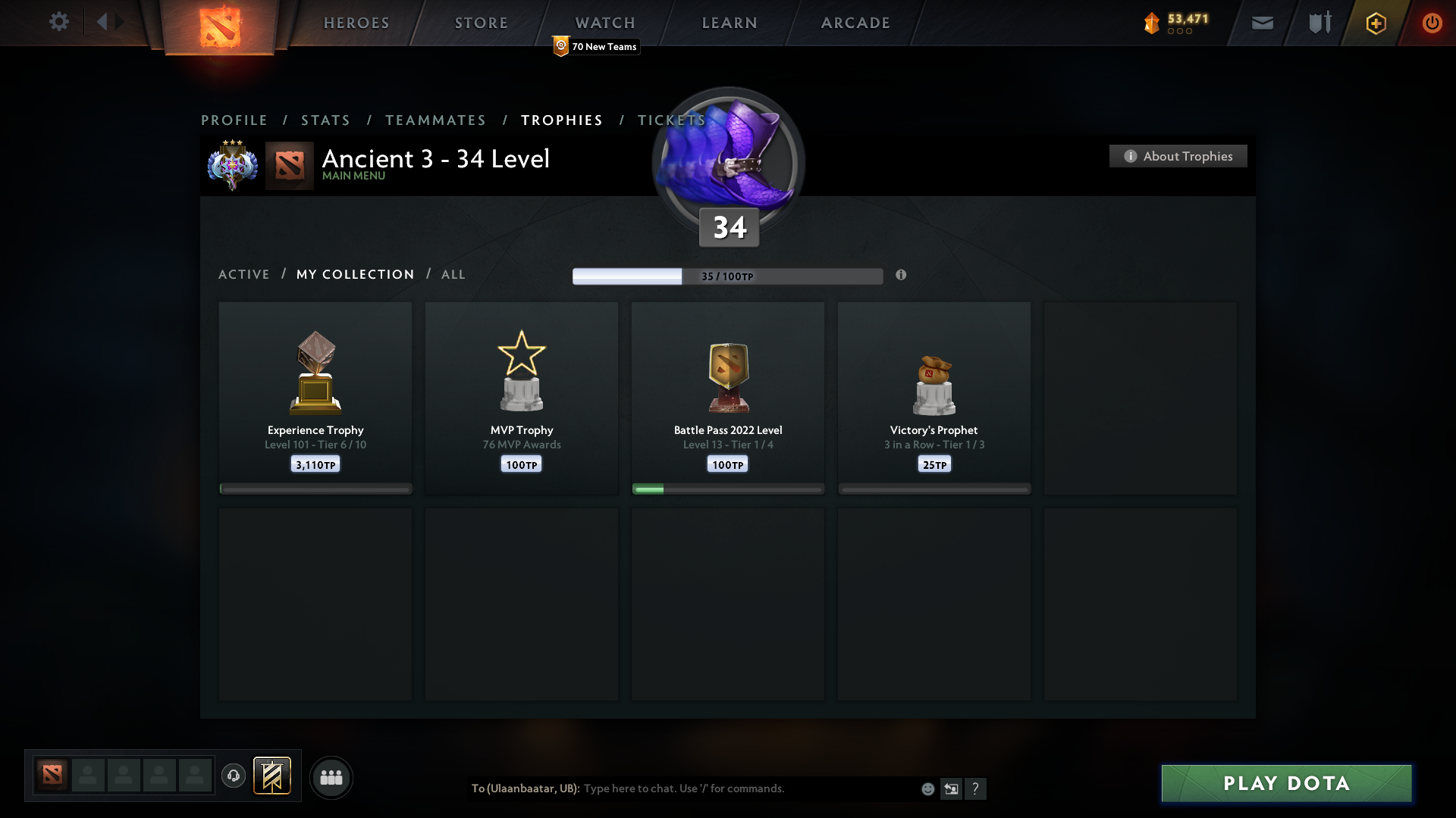 Ancient III | MMR: 4250 - Behavior: 9365