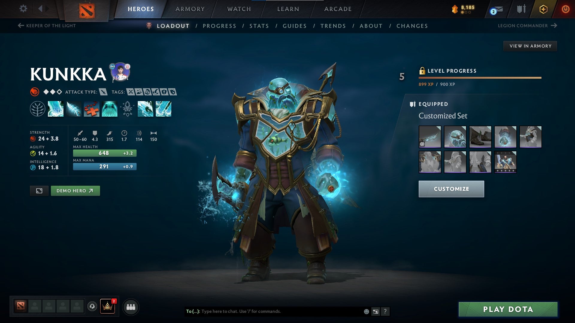 Legend I | MMR: 3078 - Behavior: 11500 - Communication: 11568