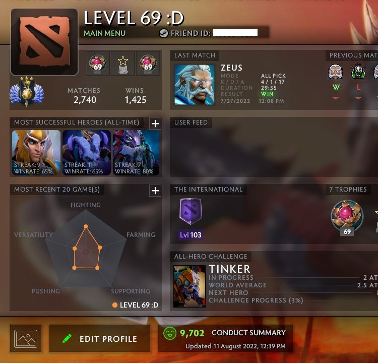 Divine III | MMR: 4960 - Behavior: 9702