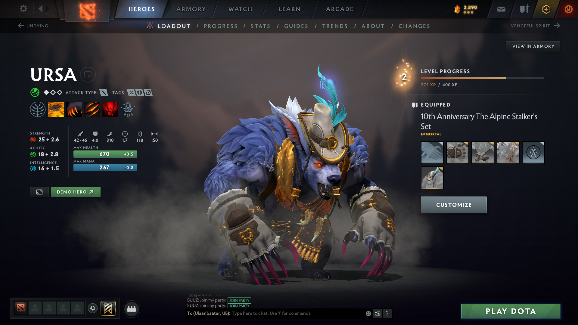 Crusader II | MMR: 1607 - Behavior: 9337 - Communication: 9337