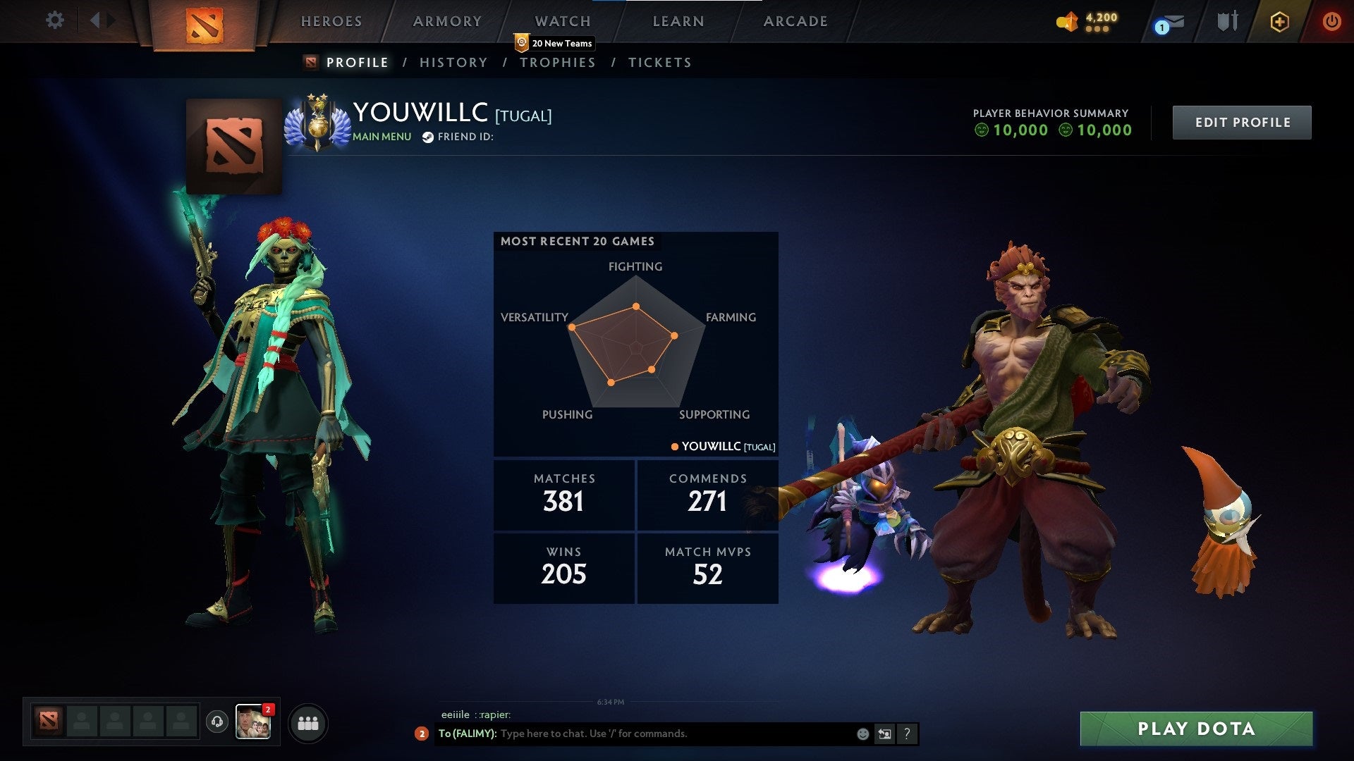 Divine II | MMR: 4844 - Behavior: 10000 - Communication: 10000