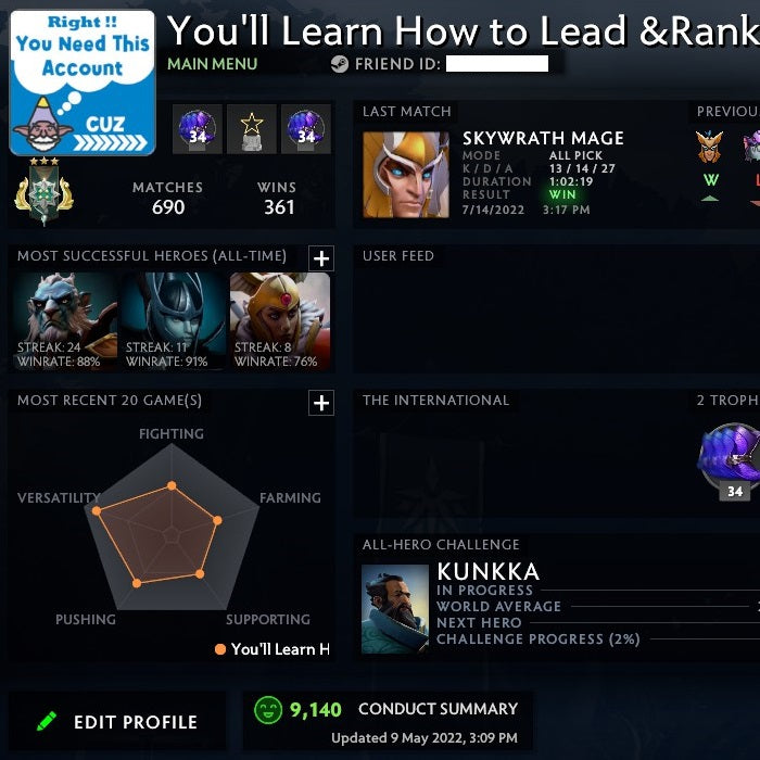 Archon III | MMR: 2680 - Behavior: 9140