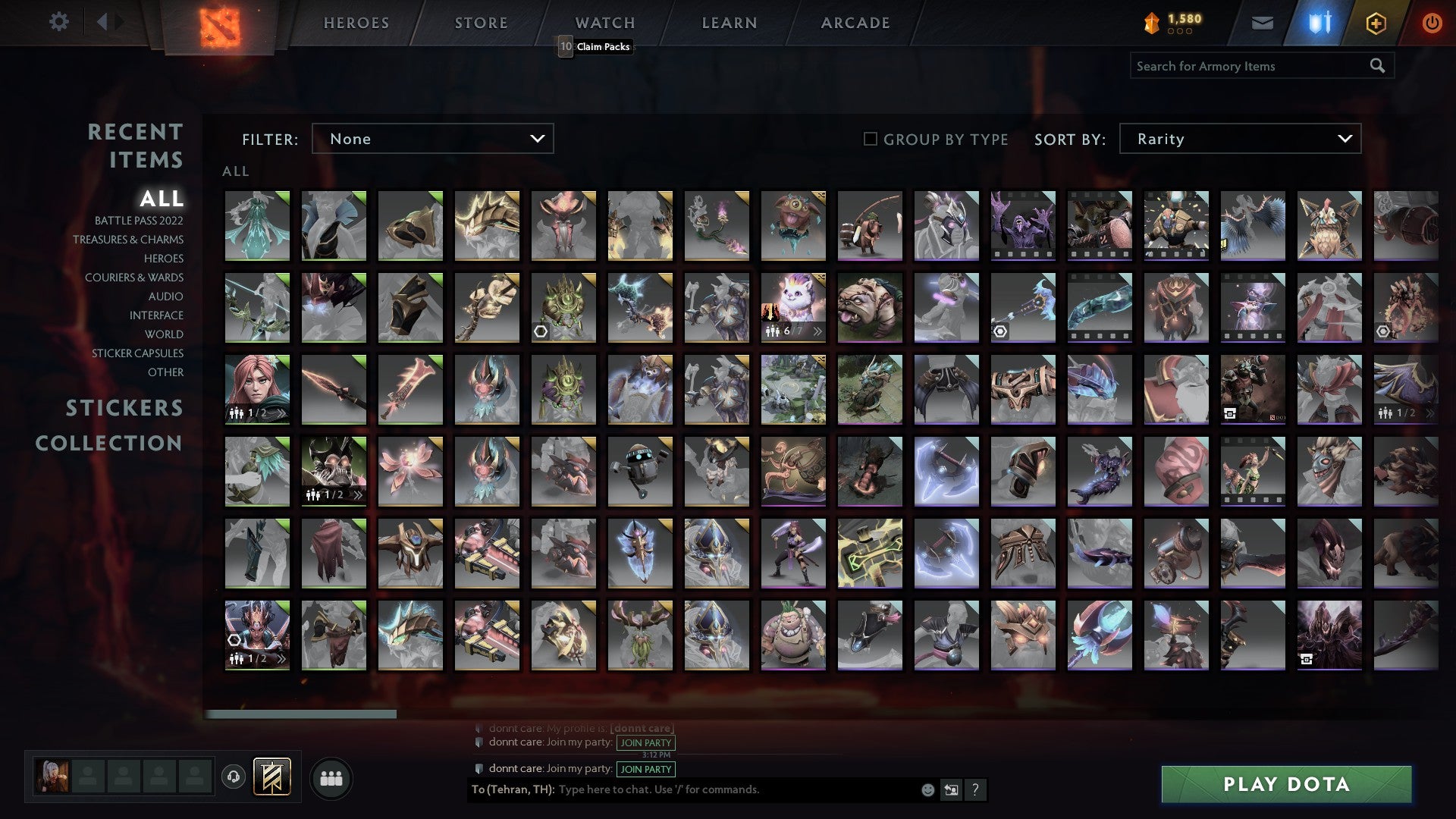 Ancient I | MMR: 3870 - Behavior: 8960