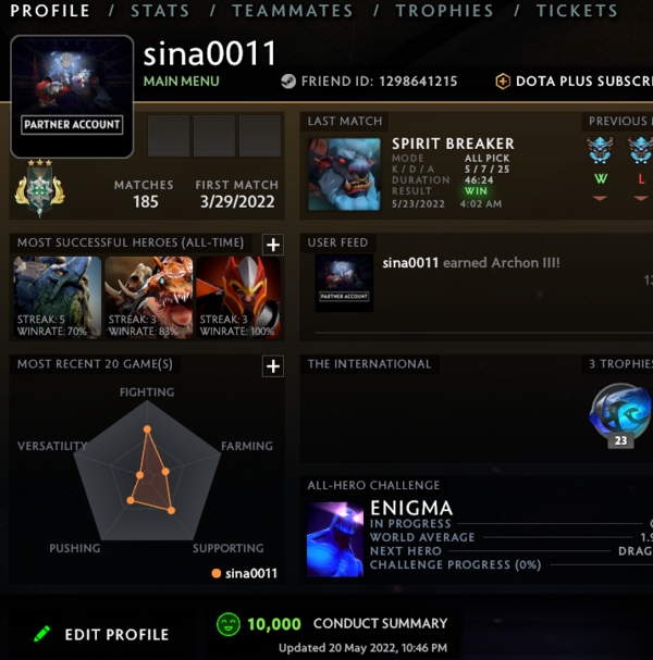 Archon III | MMR: 2730 - Behavior: 10000
