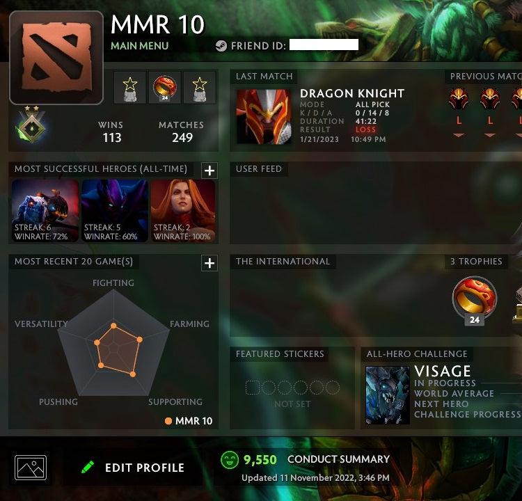 Héraut II | MMR : 10 - Comportement : 9735