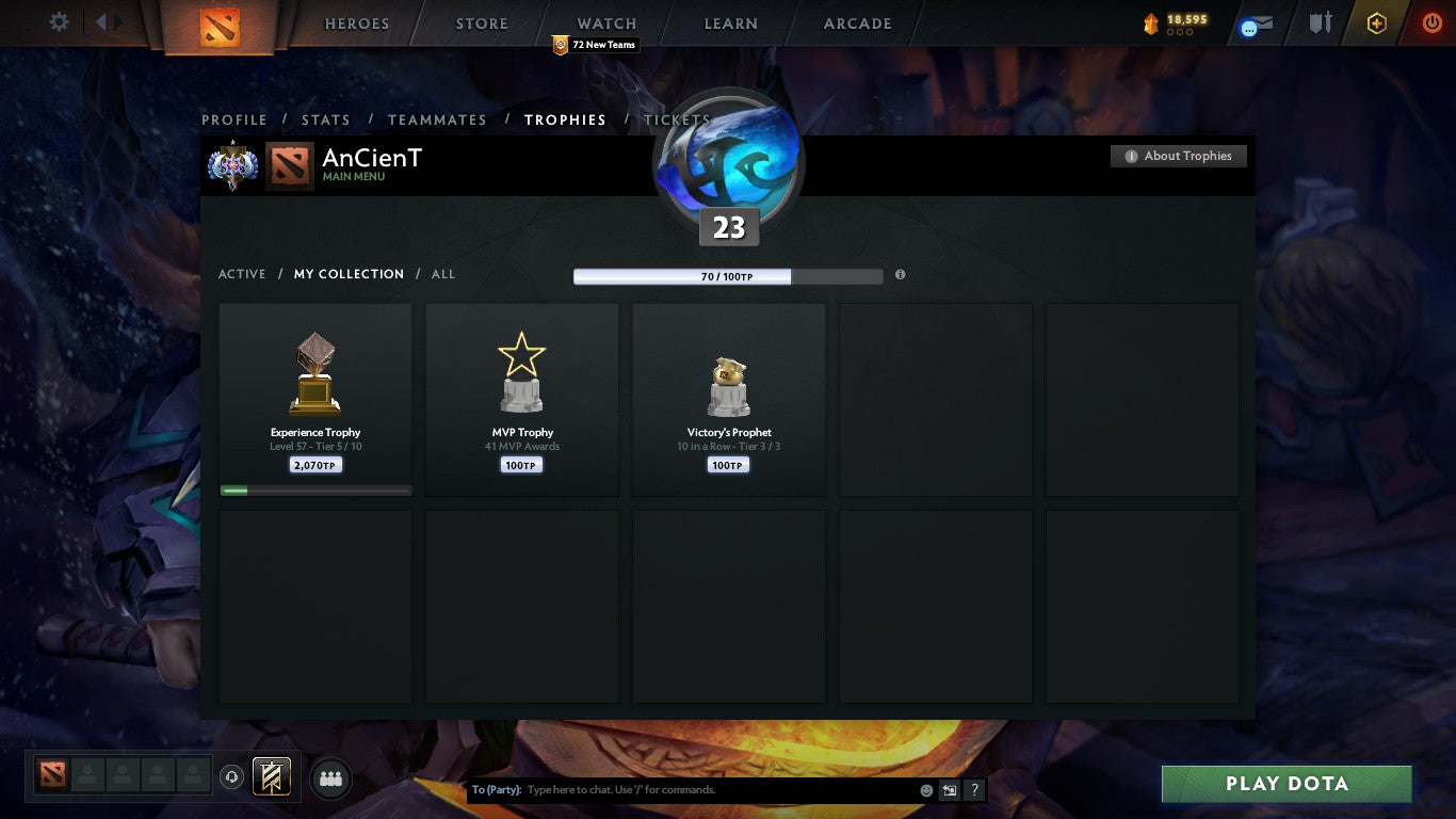 Ancient I | MMR: 3870 - Behavior: 9840