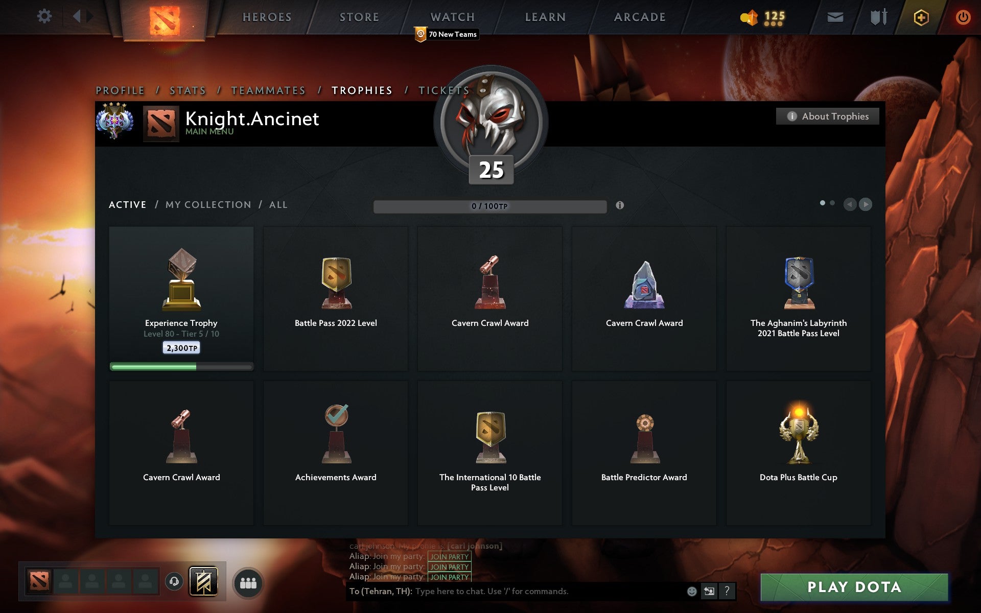 Ancient IV | MMR: 4342 - Behavior: 10000