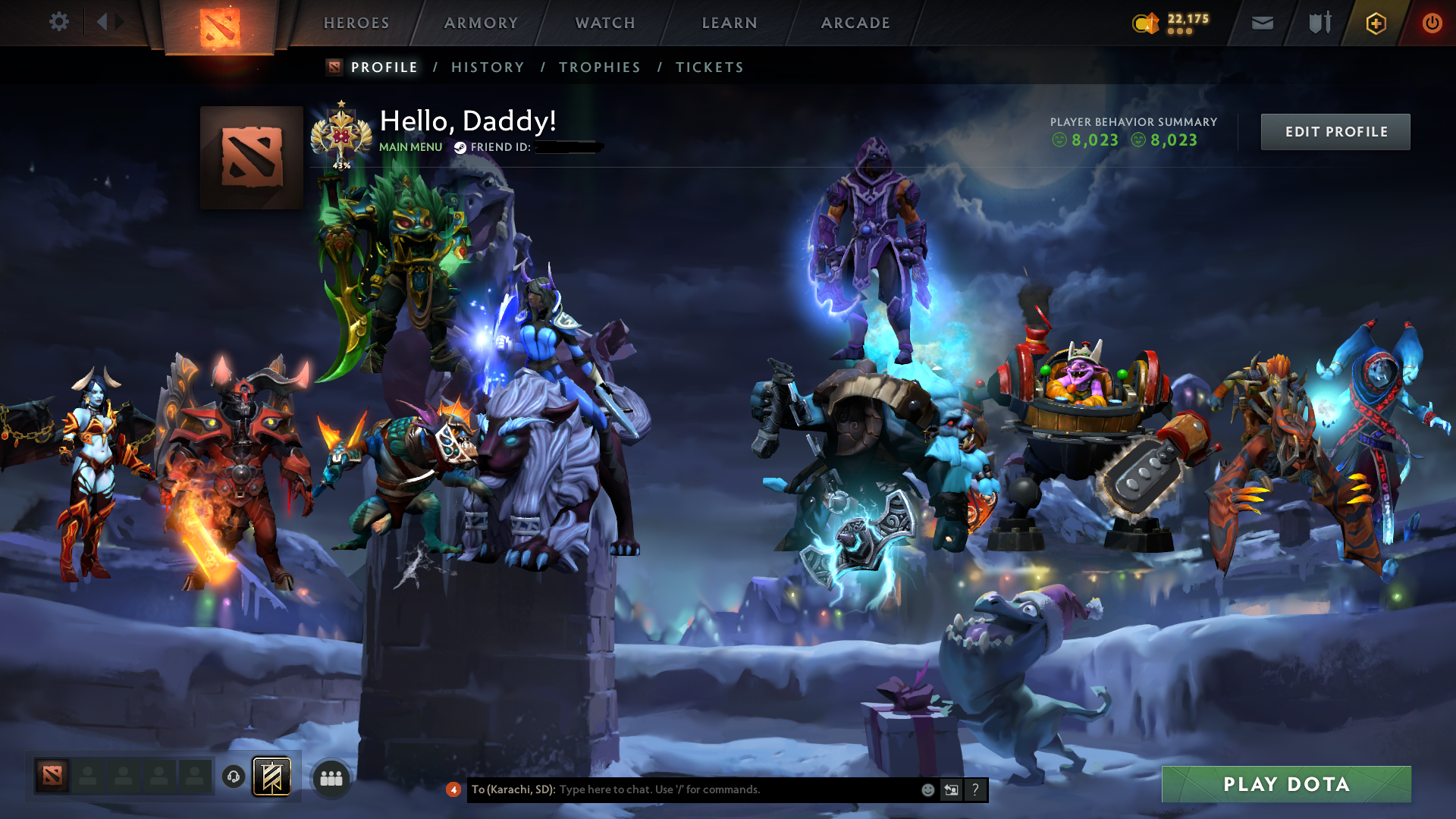 Legend I | MMR: 3147 - Behavior: 8023 - Communication: 8023