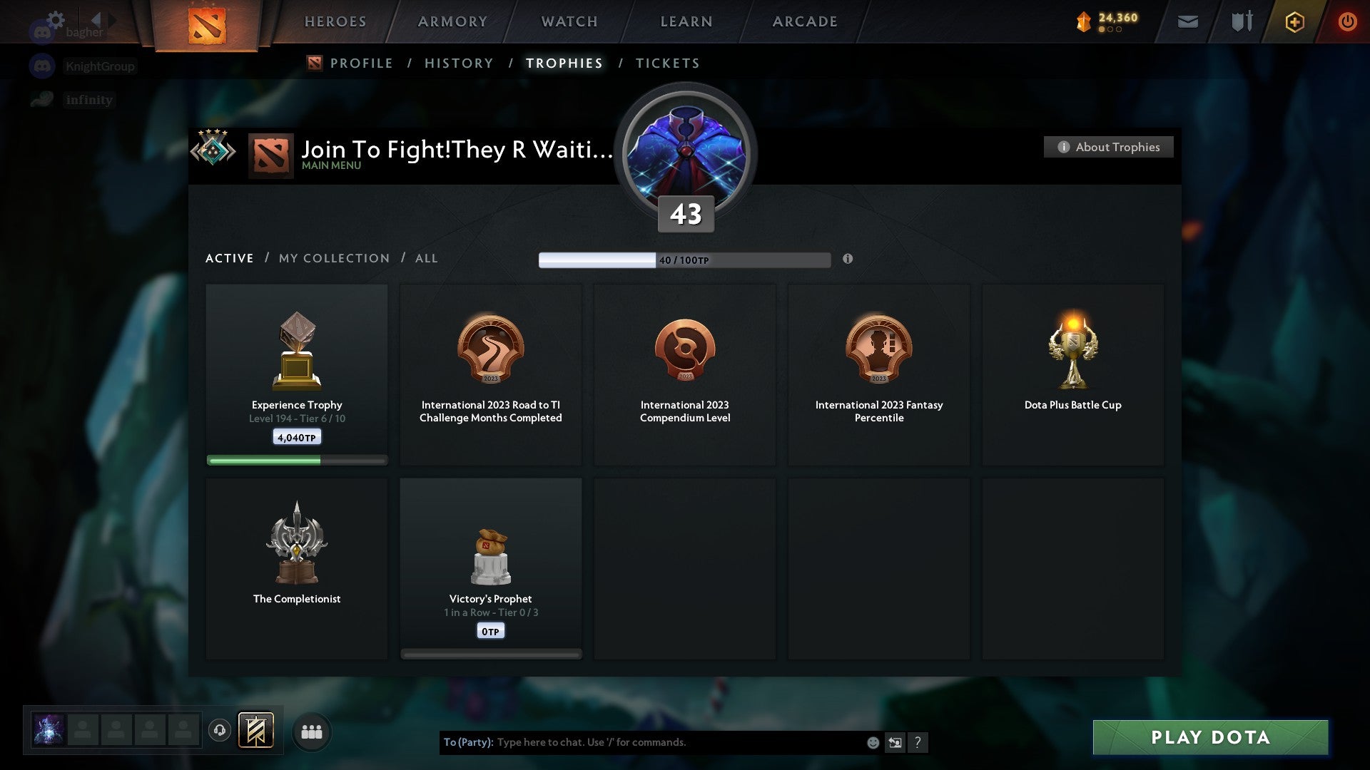 Crusader IV | MMR: 1960 - Behavior: 10116 - Communication: 10116