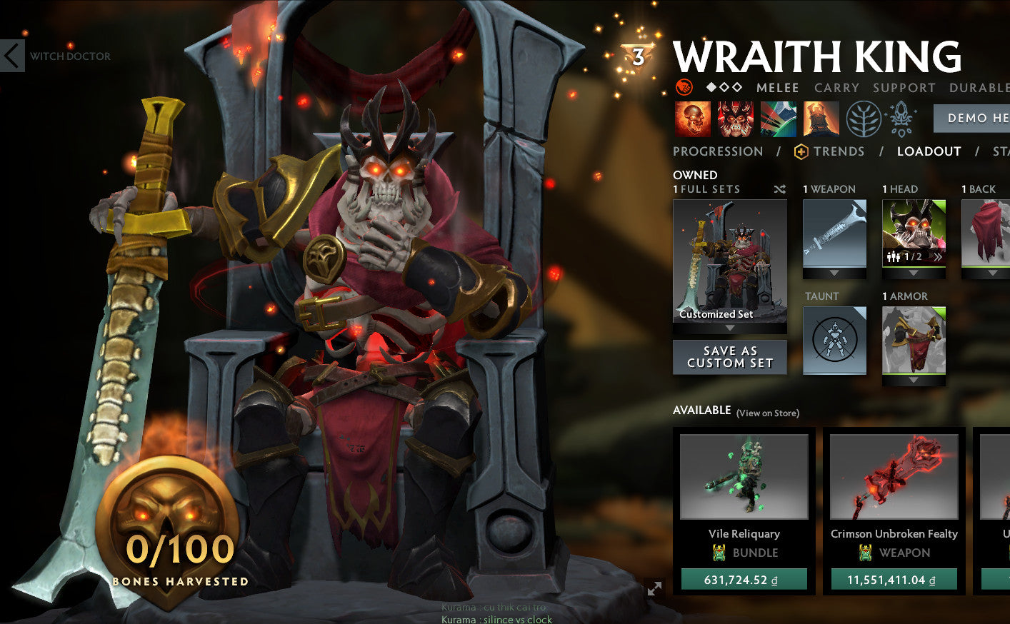 Légende III | MMR : 3380 - Comportement : 9525